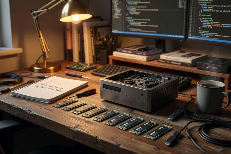Le NVMe local change la donne pour un homelab bien équipé.