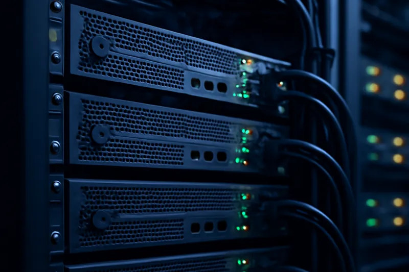 Un tableau de bord vCenter affiche l'état de santé d'une infrastructure ESXi.