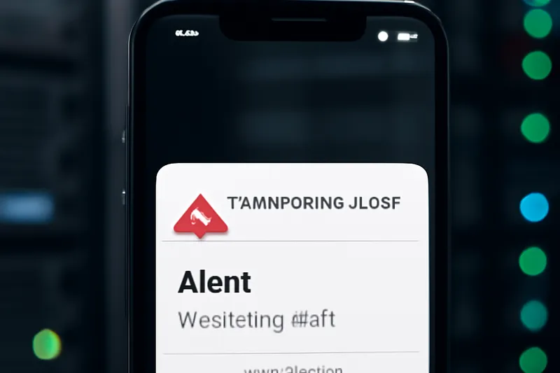Une alerte de supervision bien calibrée évite l'incident.
